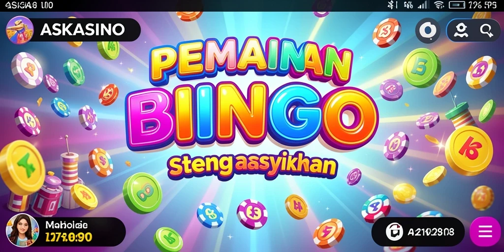 Tampilan gameplay seru dari ASKASINO menunjukkan keseruan permainan Bingo.