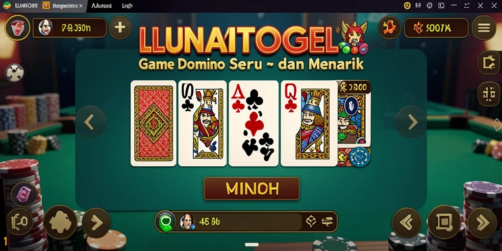 Screenshot utama menunjukkan gameplay seru dari LUNATOGEL.